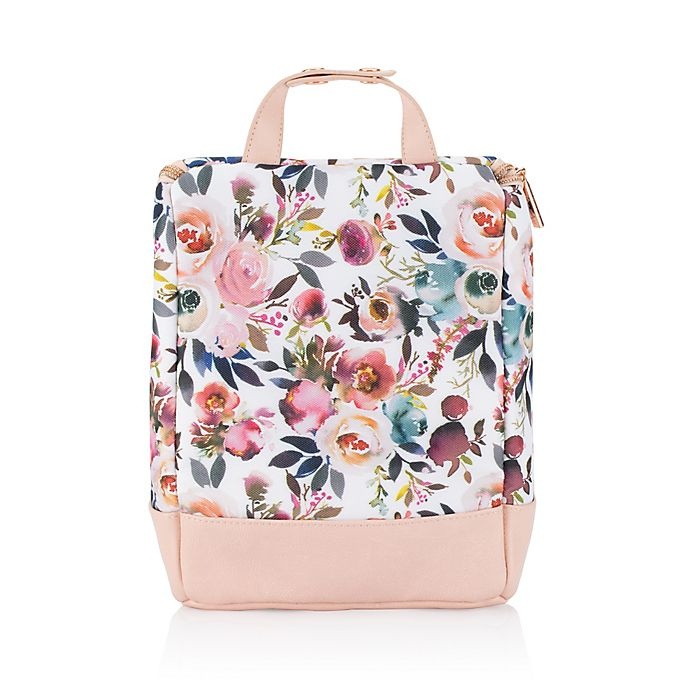 slide 2 of 6, Itzy Ritzy Chill Like A Boss Bottle Bag - Blush Floral, 1 ct