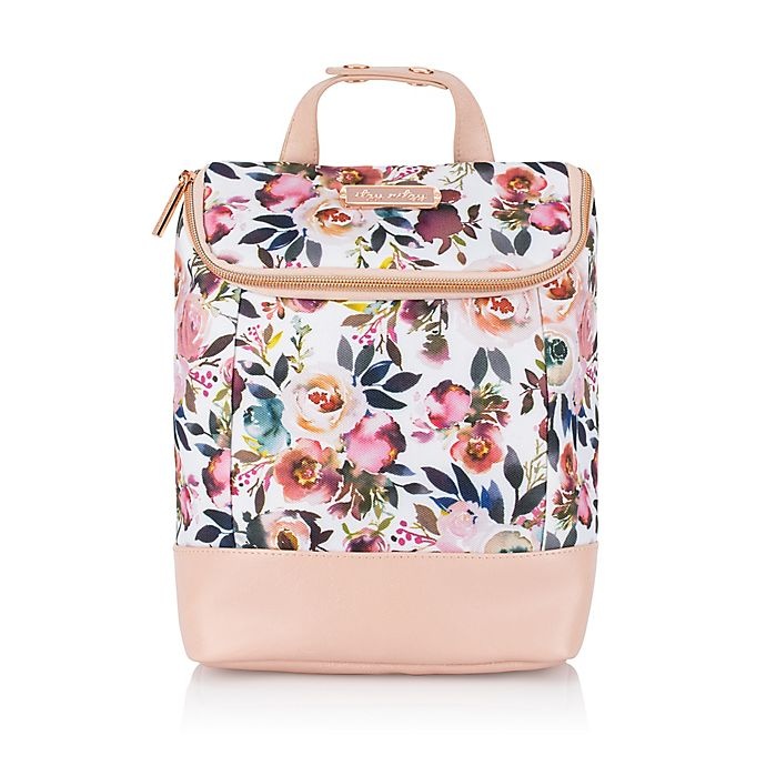 slide 1 of 6, Itzy Ritzy Chill Like A Boss Bottle Bag - Blush Floral, 1 ct