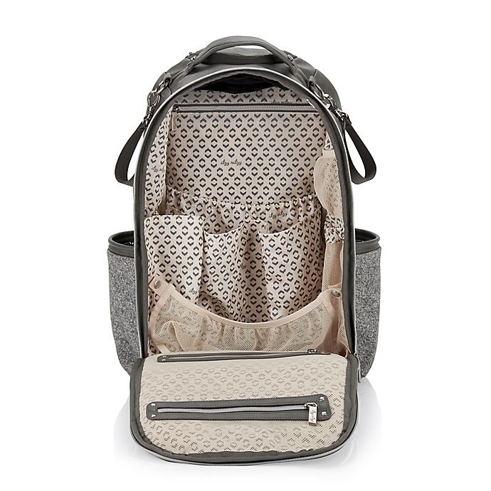 slide 13 of 13, Itzy Ritzy Boss Plus Diaper Bag Backpack - Grey, 1 ct