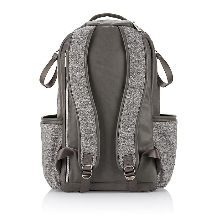 slide 9 of 13, Itzy Ritzy Boss Plus Diaper Bag Backpack - Grey, 1 ct