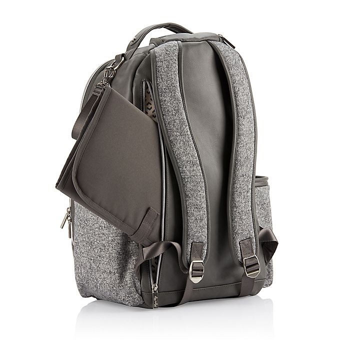 slide 10 of 13, Itzy Ritzy Boss Plus Diaper Bag Backpack - Grey, 1 ct