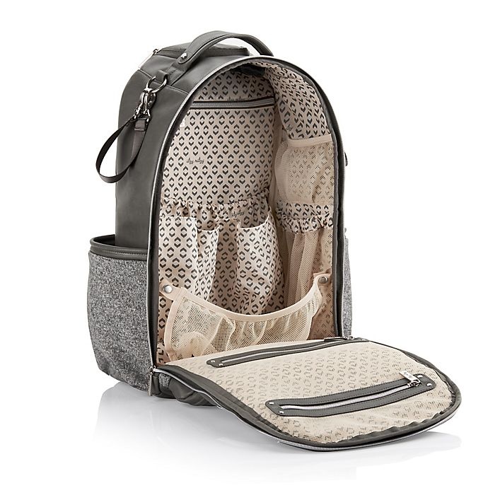 slide 11 of 13, Itzy Ritzy Boss Plus Diaper Bag Backpack - Grey, 1 ct