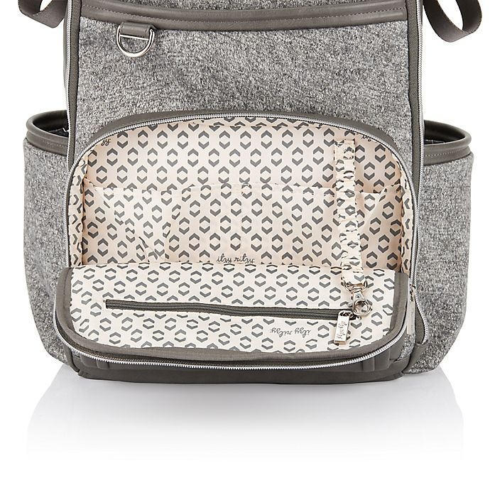 slide 12 of 13, Itzy Ritzy Boss Plus Diaper Bag Backpack - Grey, 1 ct