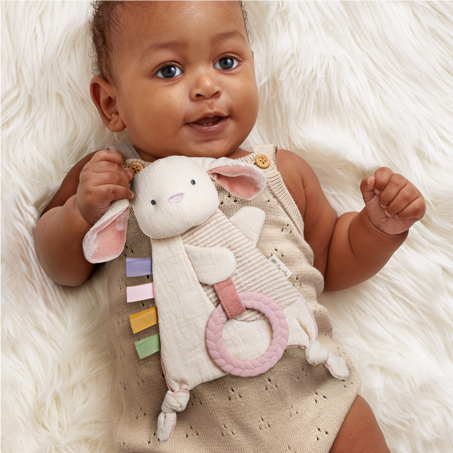 slide 5 of 6, ITZY RITZY Bitzy Crinkle Bunny, 1 ct