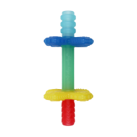 slide 8 of 13, Itzy Ritzy Teensy Tubes Rattle - Blue and Red, 1 ct