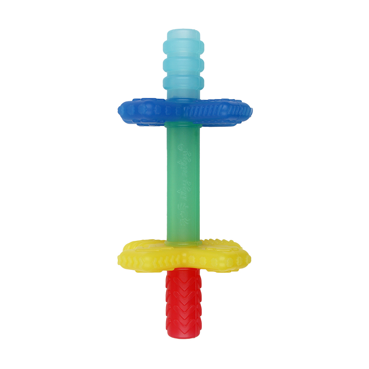 slide 4 of 13, Itzy Ritzy Teensy Tubes Rattle - Blue and Red, 1 ct