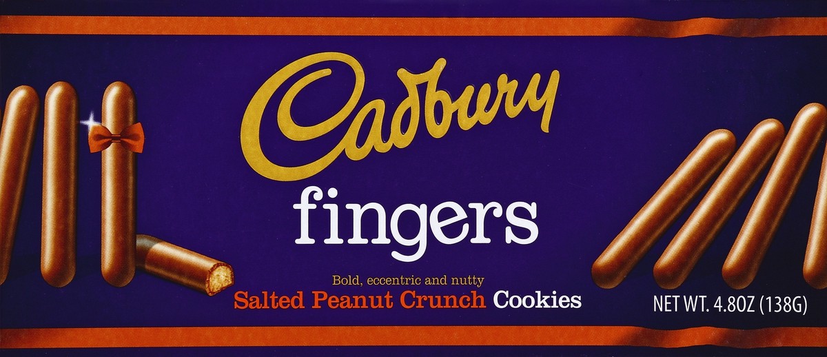 slide 4 of 4, Cadbury Fingers Rich, Smooth and Dreamy Milk Chocolate Cookies, 4.8 oz