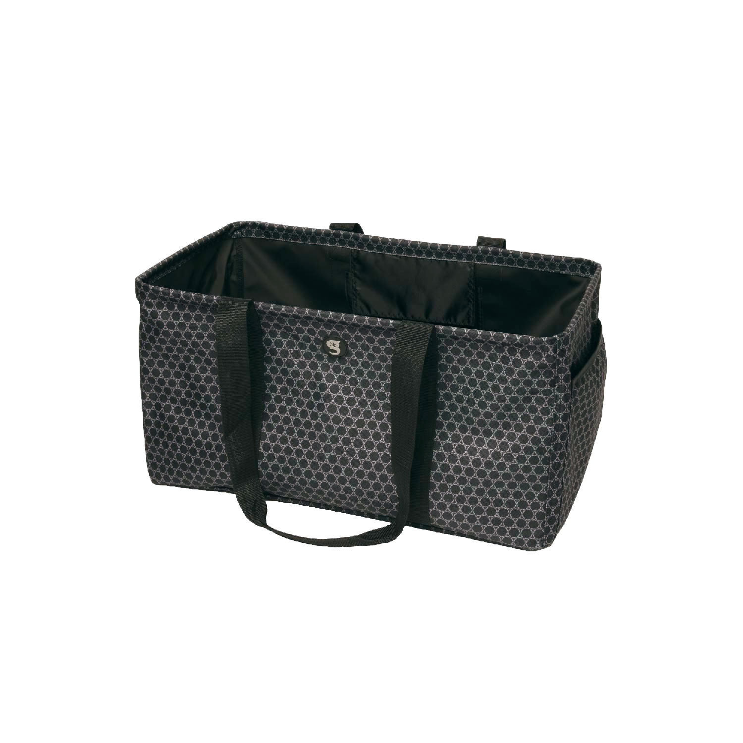slide 2 of 5, Geckobrands Large Utility Tote - Assorted Everyday Grey and Black Honeycomb, 1 ct