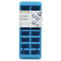 Kolorae Ice Tray 16 Cube Colors, Set of 4