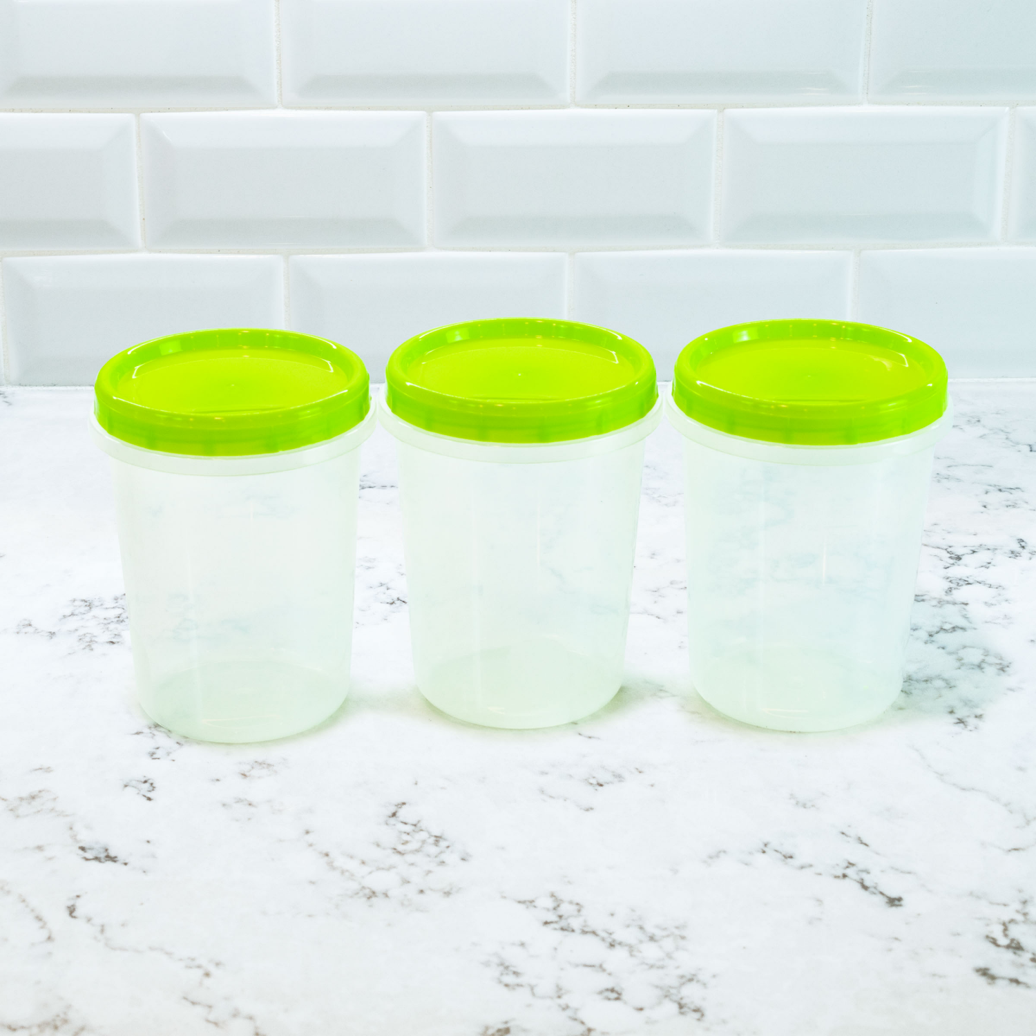 slide 3 of 3, KOLORAE Twist Top Freezer Container, 1 ct