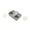slide 4 of 13, Kolorae Silicone Ice Tray 6 Large Cubes, 1 ct