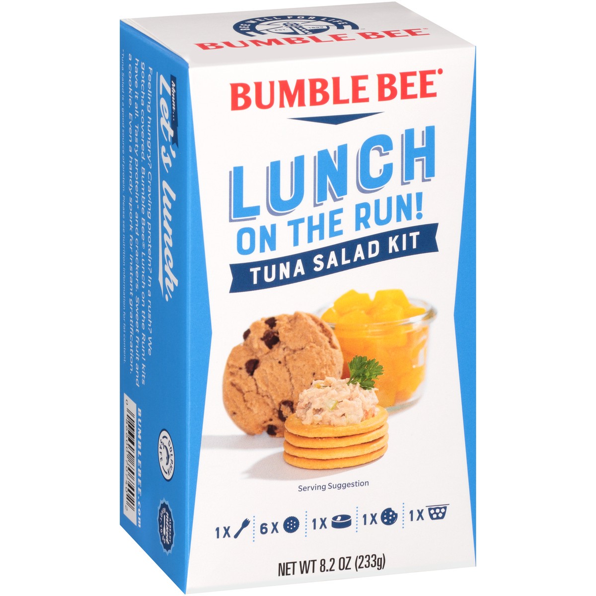 slide 3 of 9, Bumble Bee Lunch on the Run! Tuna Salad Kit 8.2 oz. Box, 8.2 oz