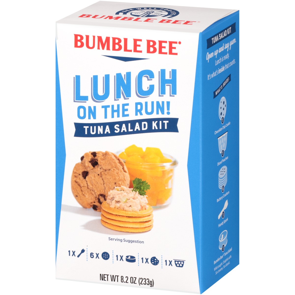 slide 6 of 9, Bumble Bee Lunch on the Run! Tuna Salad Kit 8.2 oz. Box, 8.2 oz