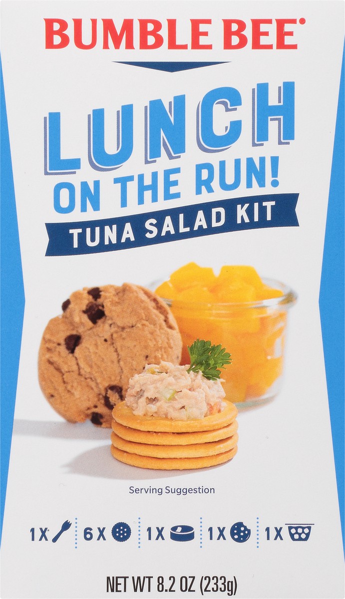 slide 5 of 9, Bumble Bee Lunch on the Run! Tuna Salad Kit 8.2 oz. Box, 8.2 oz