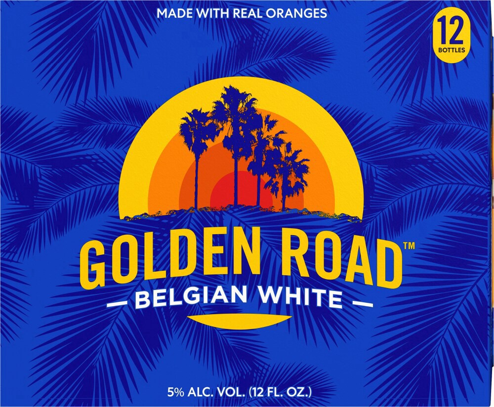 slide 2 of 6, Golden Road Belgian White 12 Pack, 12 ct; 12 oz