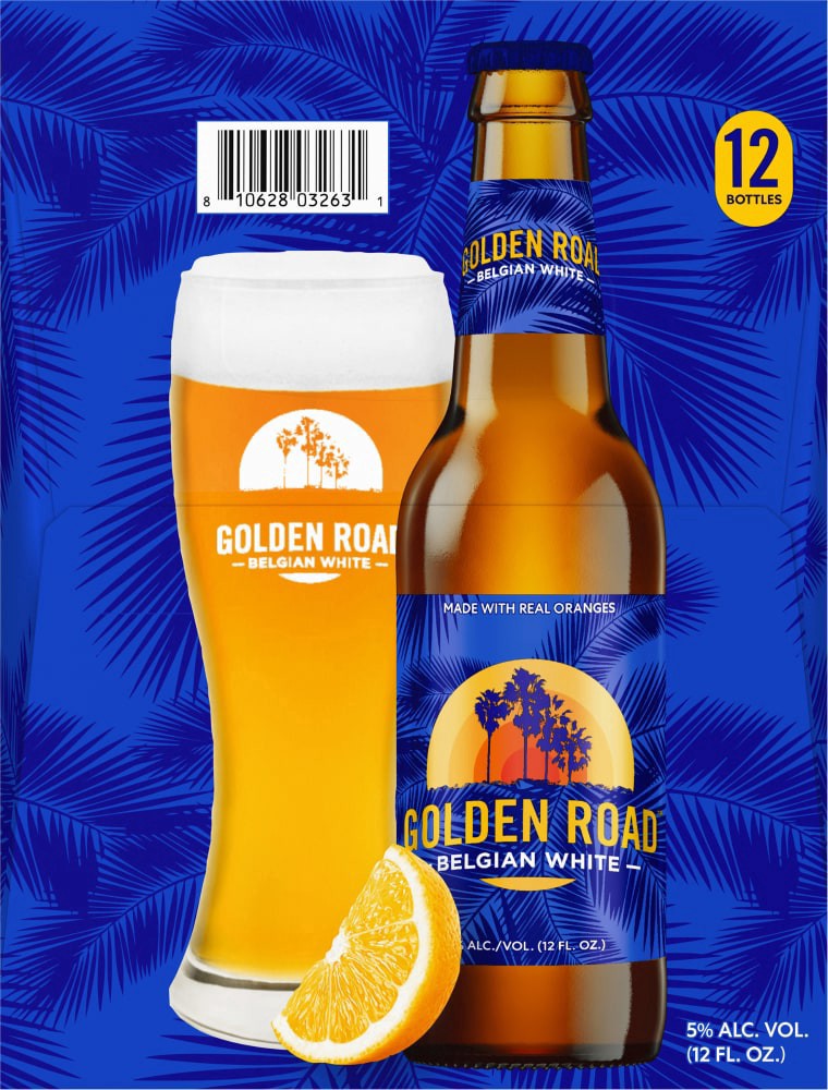 slide 6 of 6, Golden Road Belgian White 12 Pack, 12 ct; 12 oz