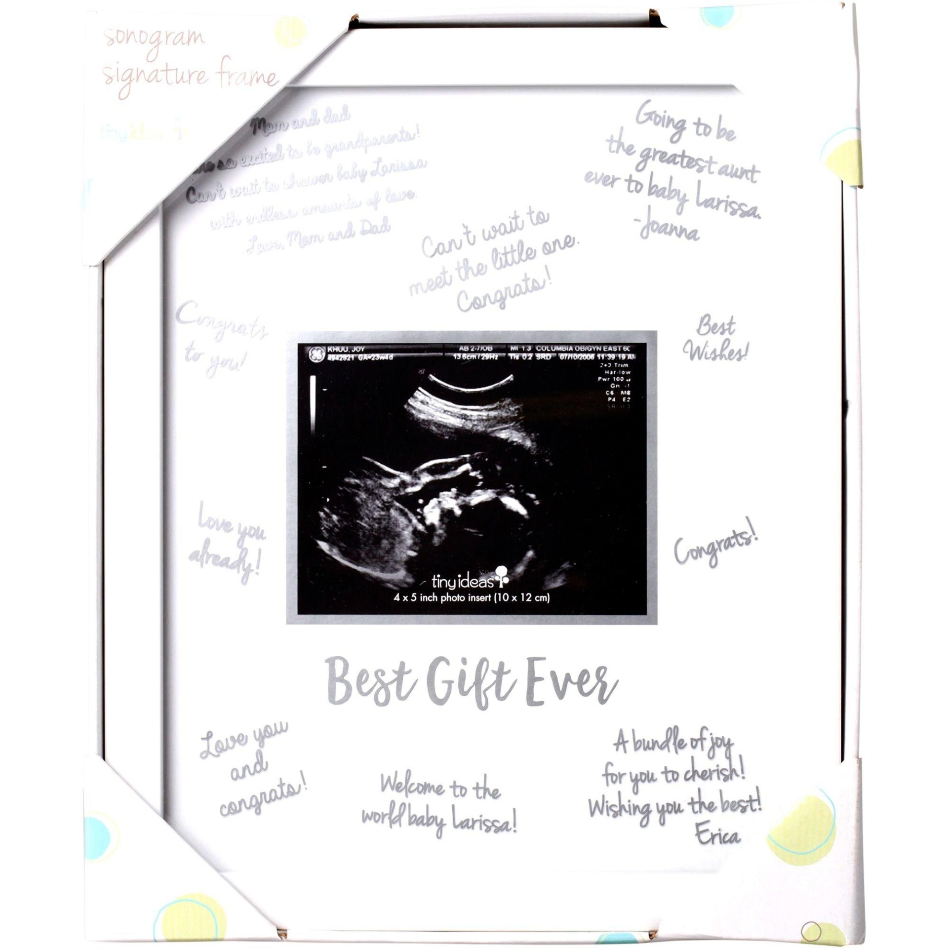 slide 1 of 1, Party City Best Gift Ever Baby Sonogram Frame, 1 ct