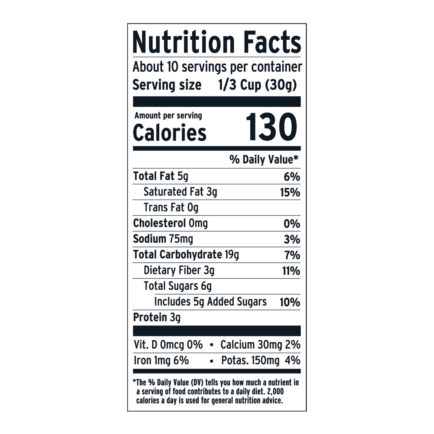 slide 6 of 8, Purely Elizabeth Oatmeal Raisin Cookie Granola Gluten-Free Non GMO 11 oz., 11 oz