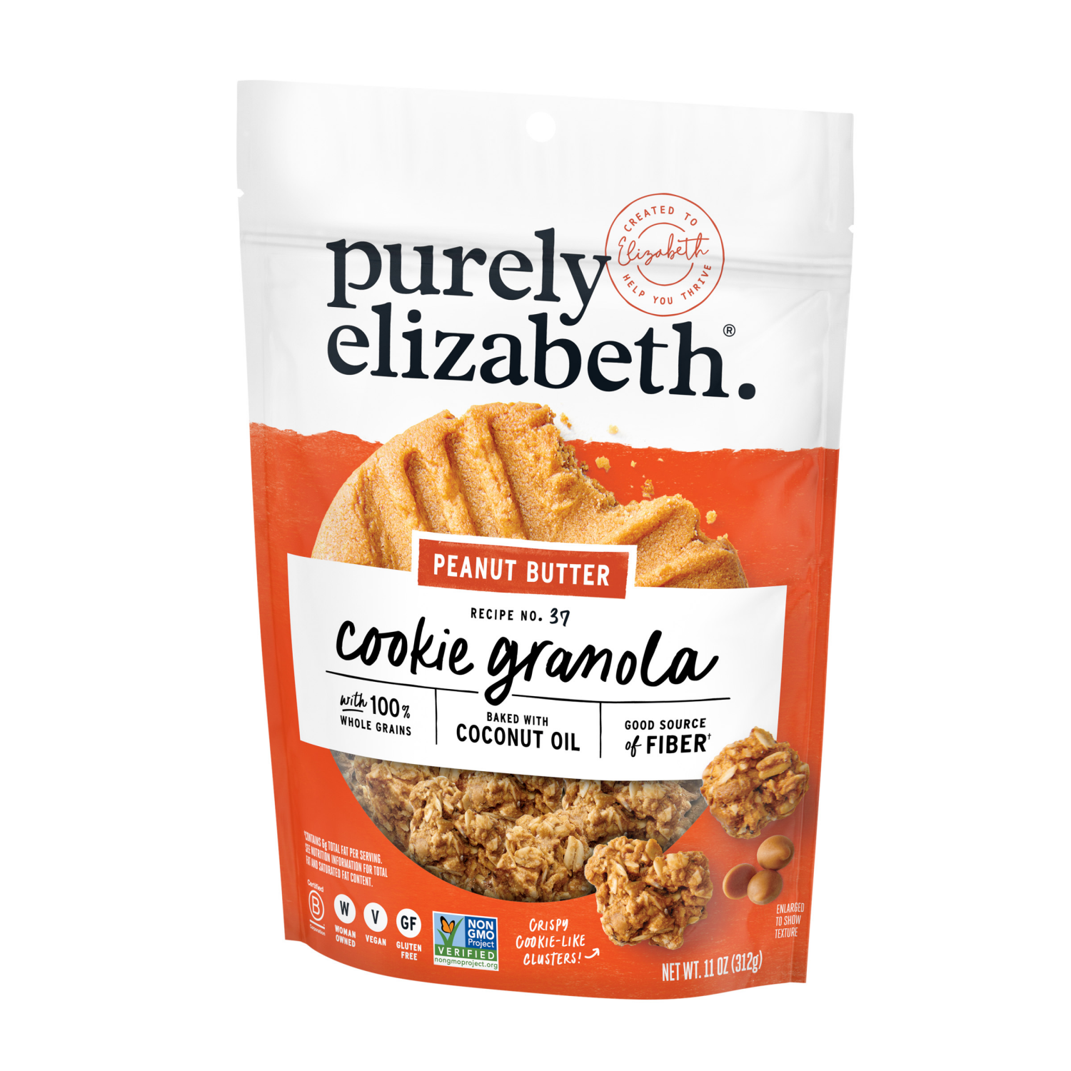 slide 4 of 8, PURELY ELIZABET Purely Eliz Pb Cookie Granola, 11 oz