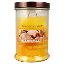 Tuscany Candle Tuscany Triple Pour Jar Candle, Lemon Sugar Cookie