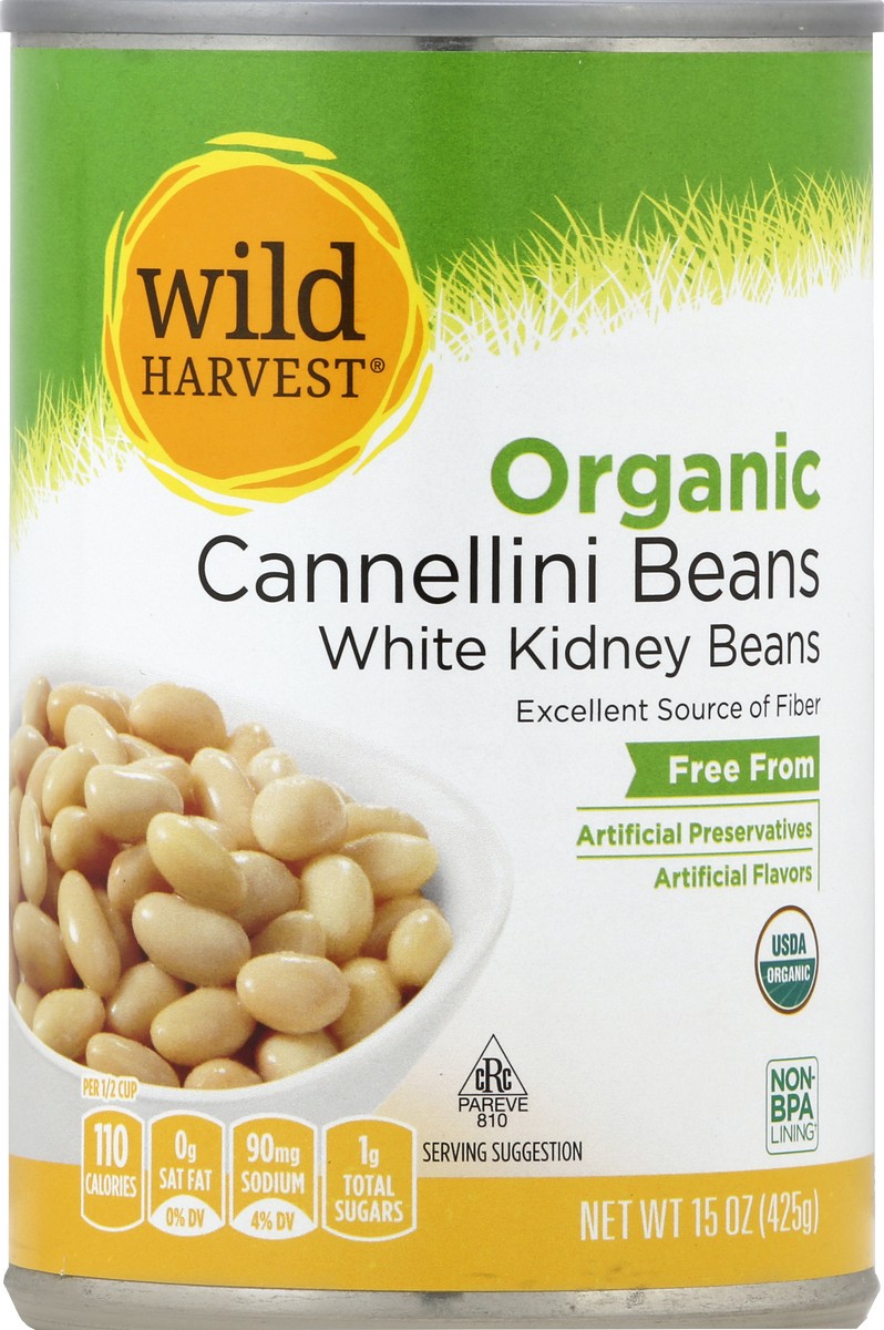 slide 7 of 7, Wild Harvest Organic Cannellini Beans, 15 oz