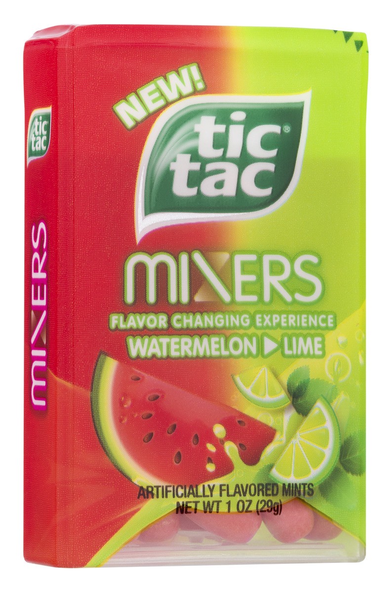 slide 7 of 11, Tic Tac Mixers Watermelon Lime, 1 oz