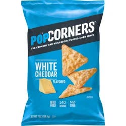 PopCorners Popped-Corn Snack, White Cheddar Flavored