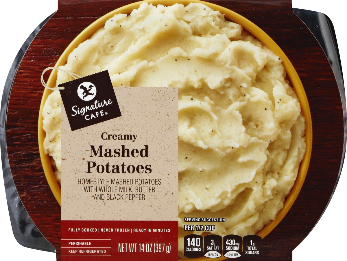 slide 3 of 4, Signature Cafe Creamy Mashed Potatoes Side Dish, 