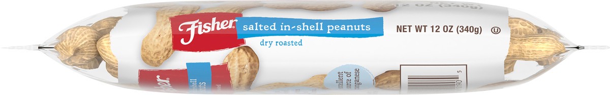 slide 10 of 14, Fisher Salted In-Shell Dry Roasted Peanuts 12 oz. Bag, 12 oz