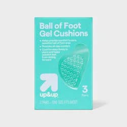Ball of Foot Gel Cushion - 3pk - up&up™