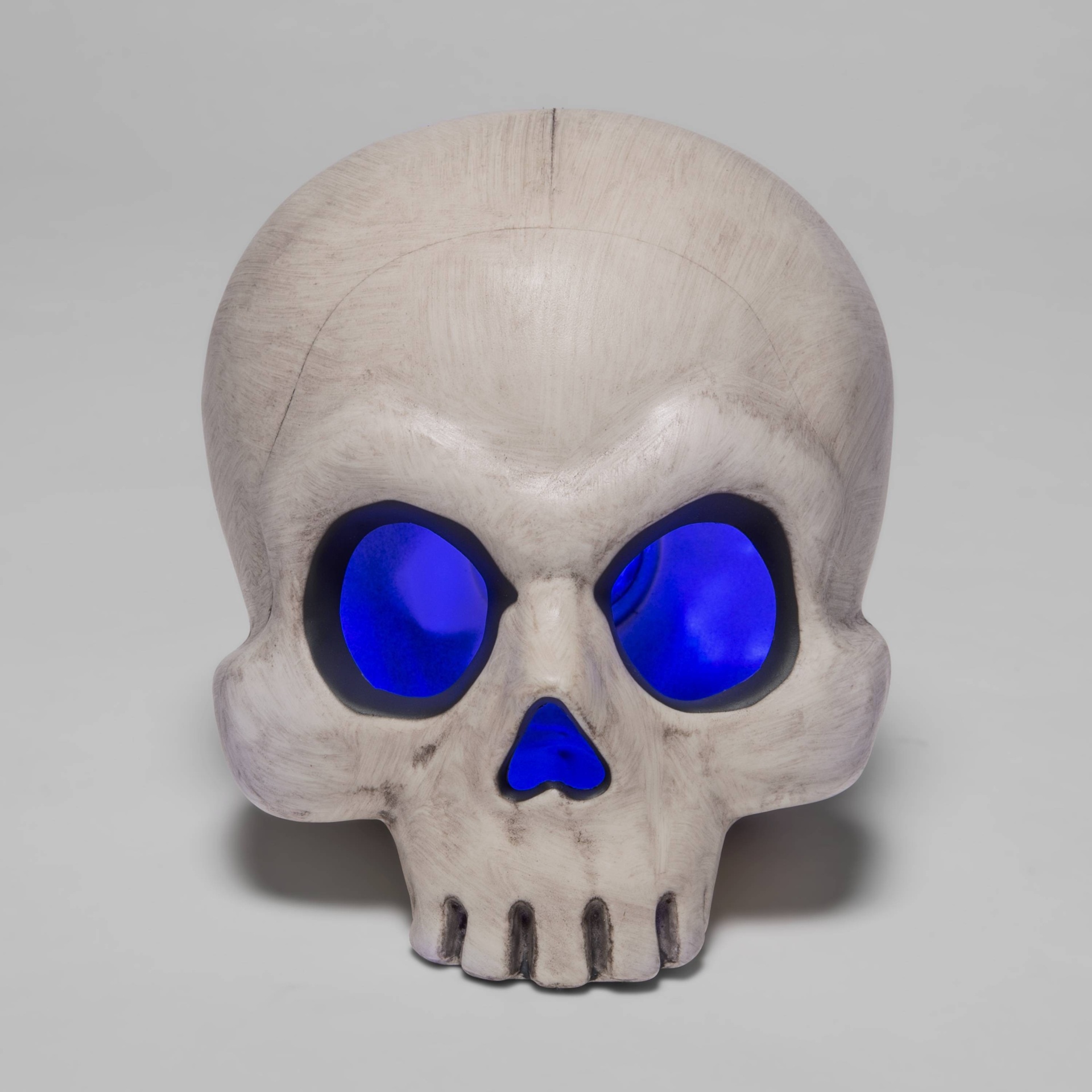 slide 1 of 3, Large Color Changing Skull Halloween Decorative Prop - Hyde & EEK! Boutique, 1 ct