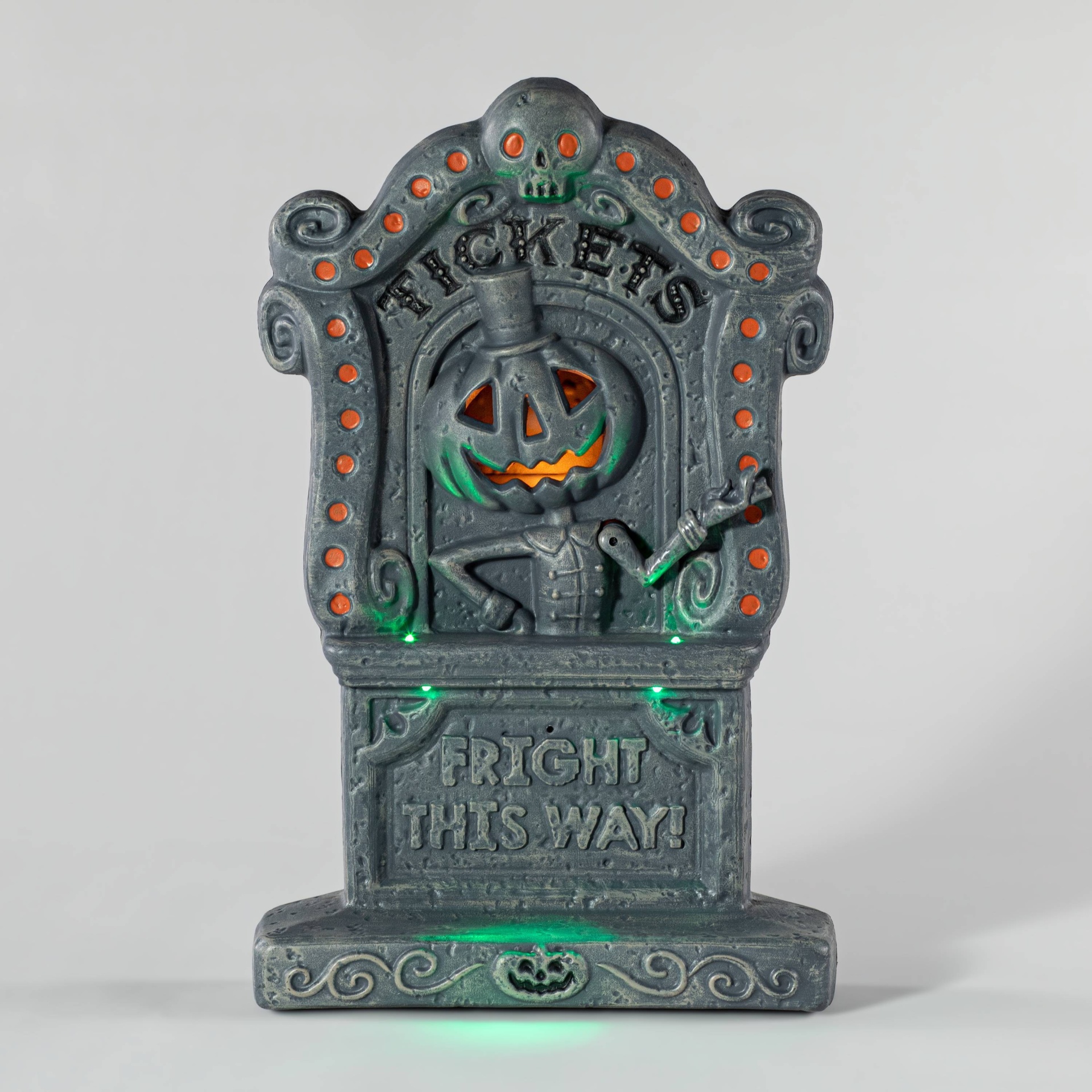 slide 1 of 3, 2' Ticket Window Tombstone Halloween Decorative Prop - Hyde & EEK! Boutique, 1 ct