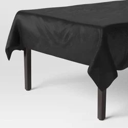 Black Disposable Halloween Tablecloth - Hyde and EEK! Boutique™: Rectangle, Non-Woven