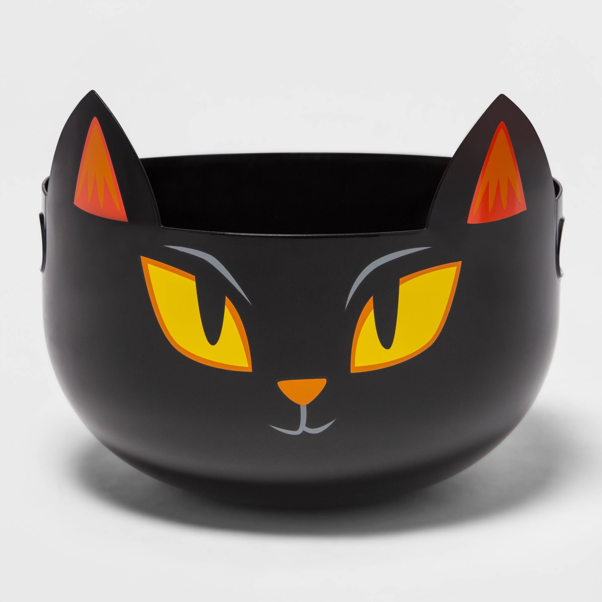 slide 1 of 3, Medium Cat Halloween Candy Bowl - Hyde & EEK! Boutique, 1 ct