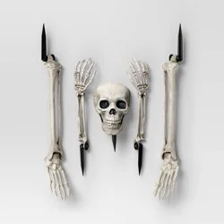 5pc Skeleton Groundbreaker Set Halloween Decorative Prop - Hyde and EEK! Boutique™: Indoor/Outdoor Use