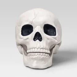 6" Medium Skull Halloween Decorative Prop Light Off-White - Hyde and EEK! Boutique™
