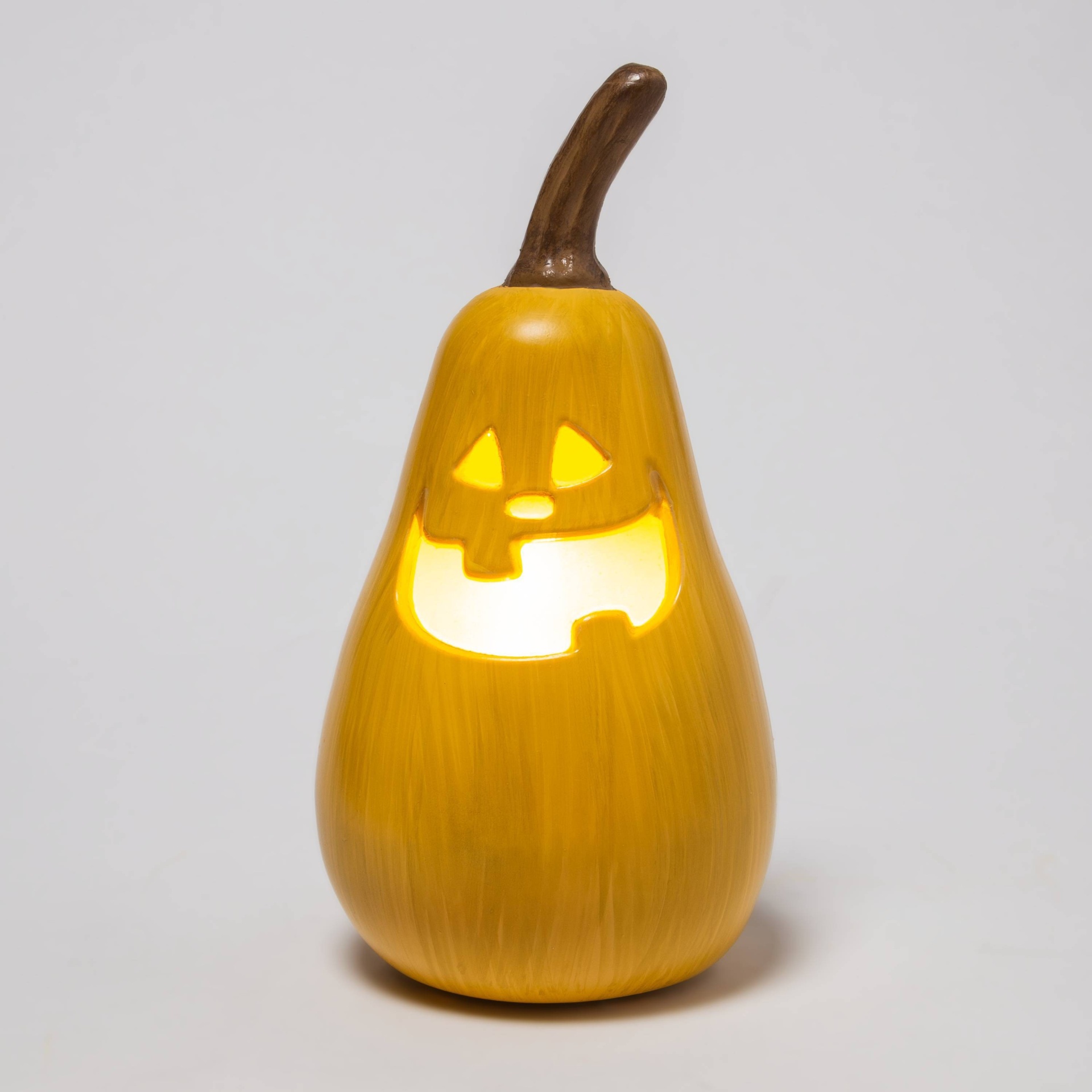 slide 1 of 3, Light Up Gourd Halloween Decorative Holiday Scene Prop - Hyde & EEK! Boutique, 1 ct