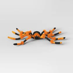 20" Plush Spider Halloween Decorative Prop Orange - Hyde and EEK! Boutique™