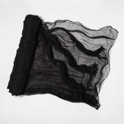 12.5' Jumbo Gauze Cloth Halloween Decorative Prop Black - Hyde and EEK! Boutique™