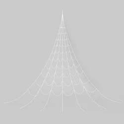 25' Mega Spiderweb Halloween Decorative Prop Glows under Blacklight - Hyde and EEK! Boutique™