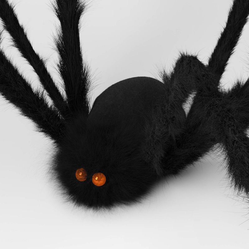 slide 2 of 2, 80" Plush Spider Halloween Decorative Prop - Hyde and EEK! Boutique™, 1 ct