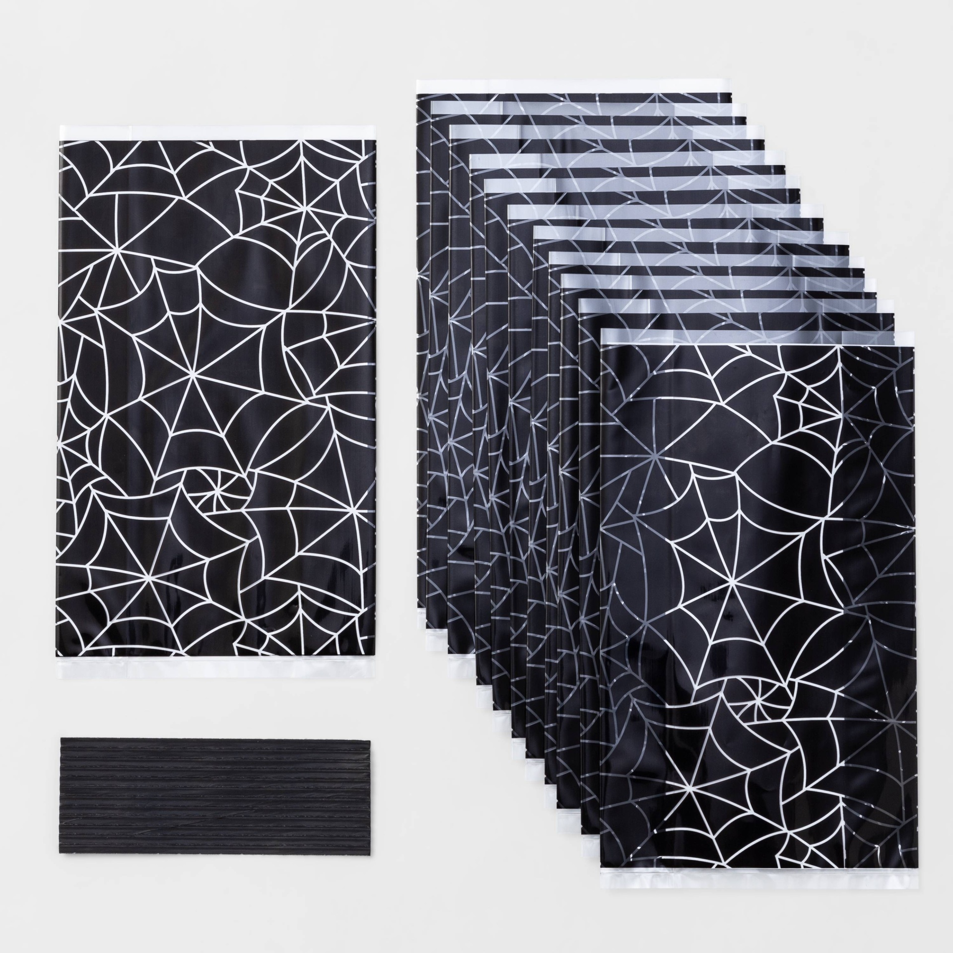 slide 1 of 3, 12ct Spiderweb Treat Bag Halloween Party Favors - Hyde & EEK! Boutique, 12 ct