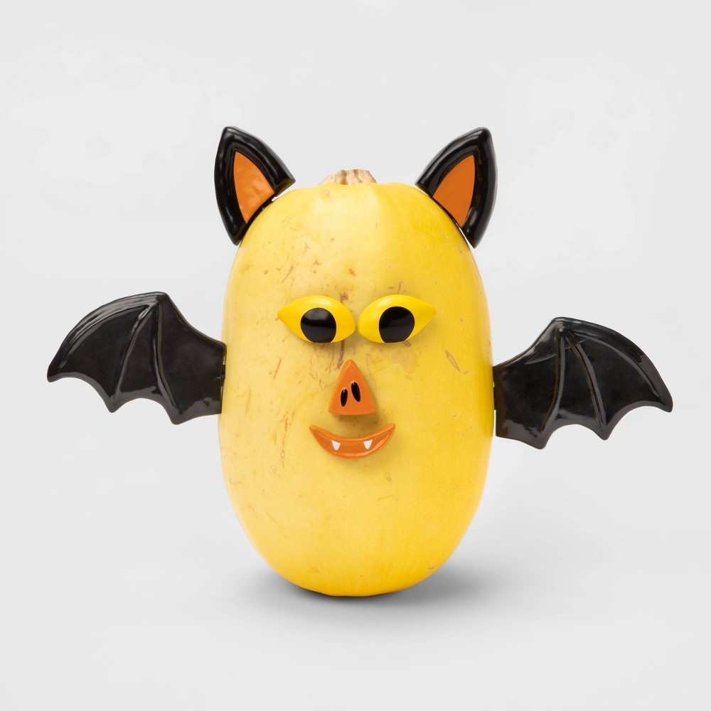 slide 3 of 3, Bat Pumpkin Push-In Halloween Decorating Kit - Hyde & EEK! Boutique, 1 ct