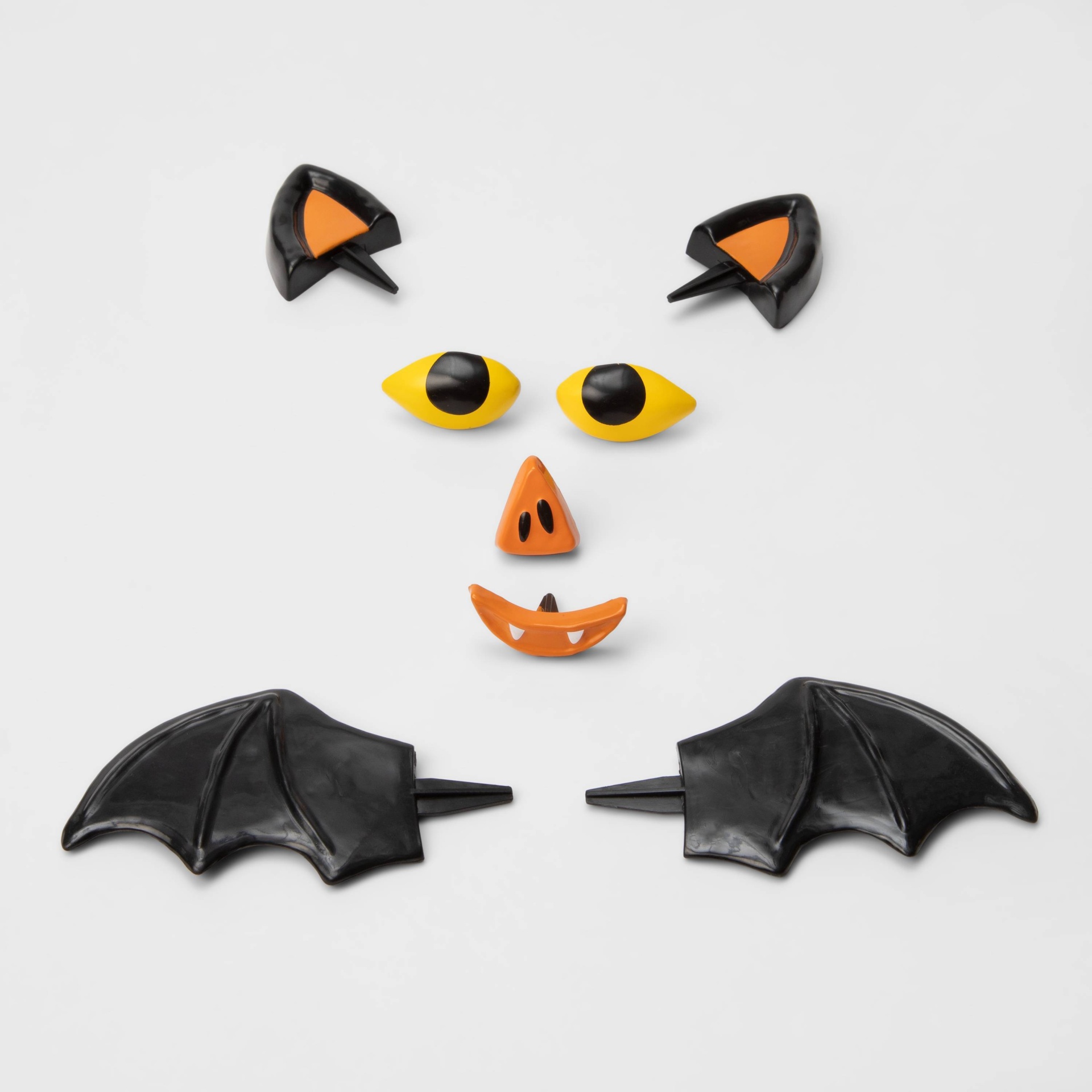 slide 1 of 3, Bat Pumpkin Push-In Halloween Decorating Kit - Hyde & EEK! Boutique, 1 ct
