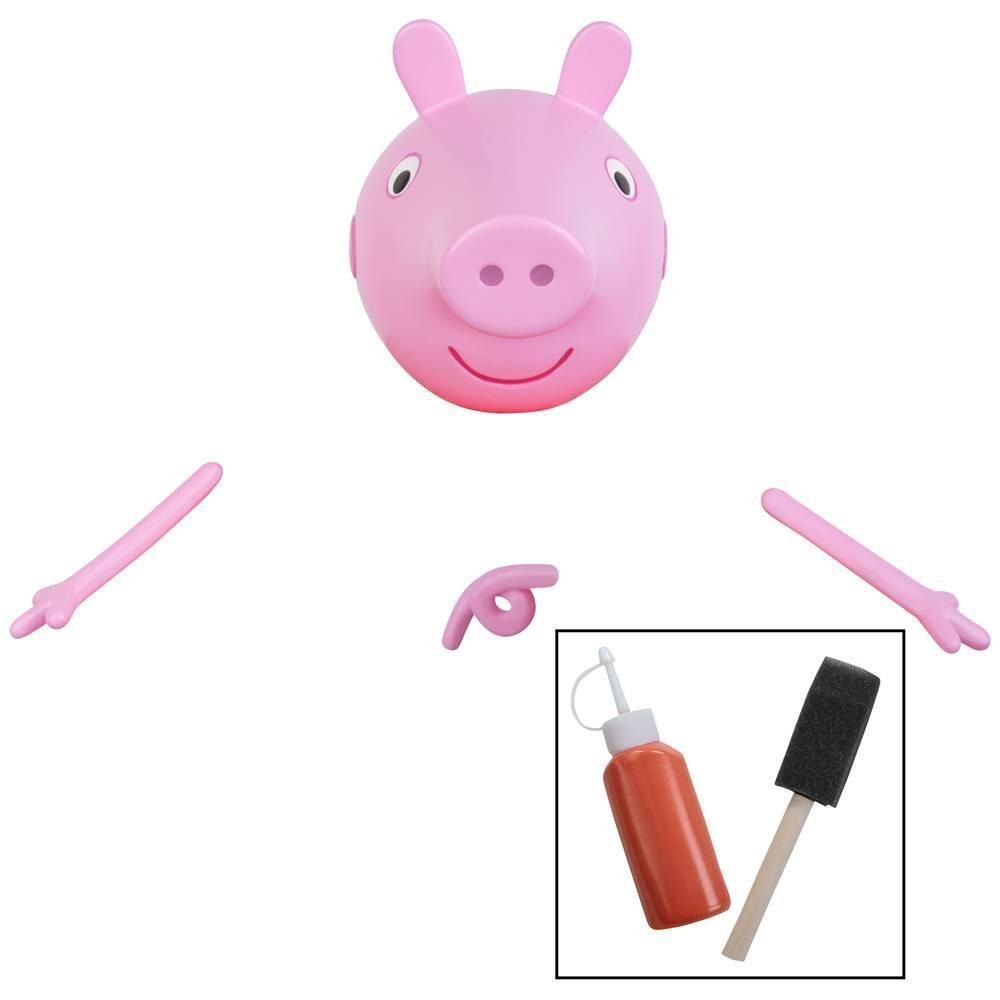 slide 2 of 4, Peppa Pig Halloween Pumpkin Push-In Kit, 1 ct