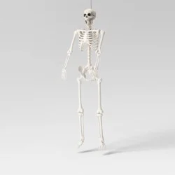 60" Posable Skeleton Halloween Decorative Mannequin: Hyde & EEK! Boutique™, 5ft Indoor/Outdoor Display
