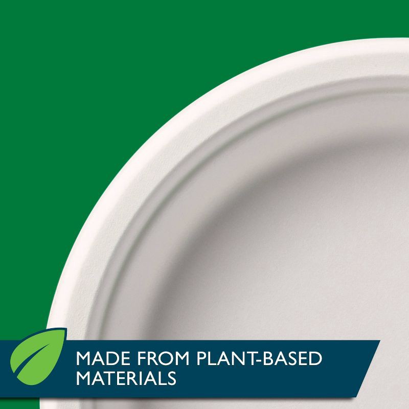 slide 2 of 7, Hefty EcoSave Molded Fiber 8 3/4" Plates - 22ct, 22 ct