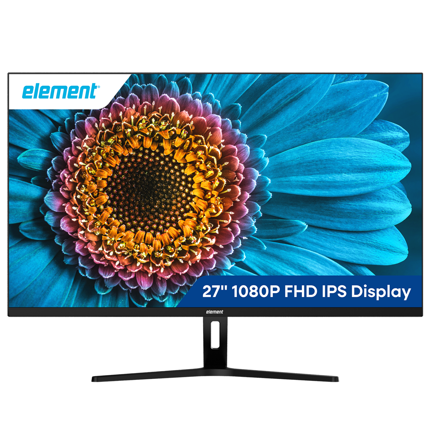 slide 1 of 1, Element Em2Fpab27B 27" 1080P Frameless Lcd Pc Monitor, 1 ct