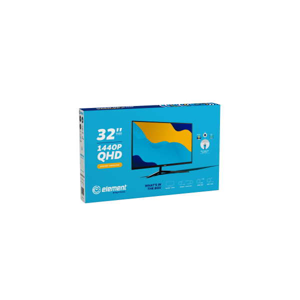 slide 6 of 8, Element Em3Fpac32Bc 32" Qhd Ips Monitor, 32 in