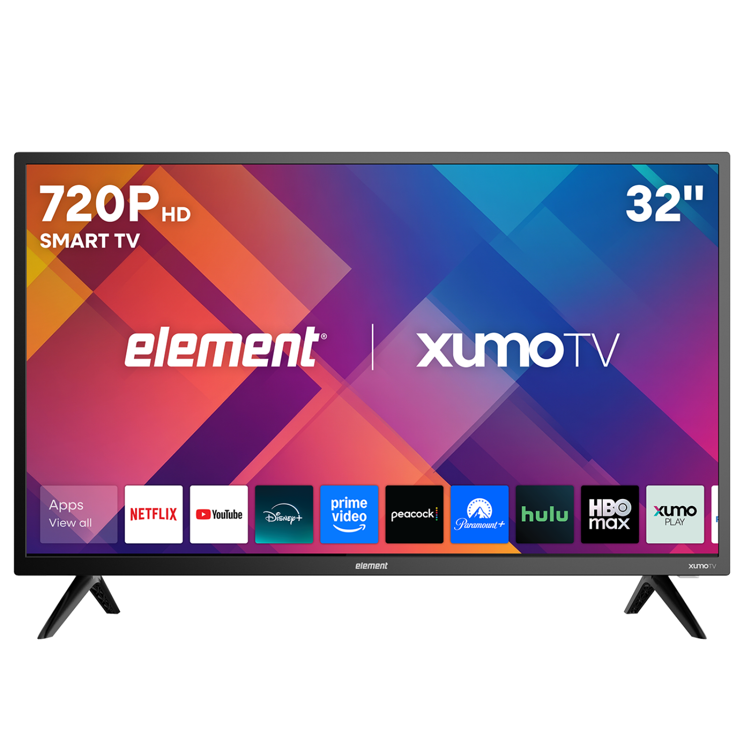slide 6 of 8, Element 32" 720p HD Xumo Smart TV, 32 in